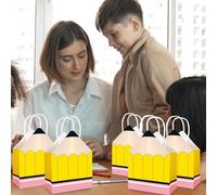 Pruojhw Sacs Cadeaux Rentrée Scolaire | 12 Pièces Sacs Rentrée Scolaire Pour Enseignants,Fournitures de Fête pour Anniversaire Remise des Diplômes Mariage Naissance Maternelle