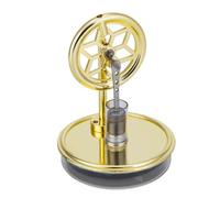 Pruojhw Stirling Kit de moteur | Stirling modèle mécanique basse température - Kit de science éducative Décoration de bureau pour la physique et les amateurs de science