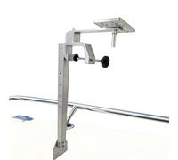 Pruojhw Support de Détecteur de Poissons pour Kayak - Rotatif 360° Télescopique Équipement de Plein Air,Monture sur Rail pour Kayak - pour Bateau Eau Pagaie Pêche Console Pont Pêche en