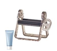 Pruojhw Support porte-dentifrice | Distributeur et presse-dentifrice sans perçage,Presse-tube de dentifrice sans déchets pour crème pour les mains, lait nettoyant