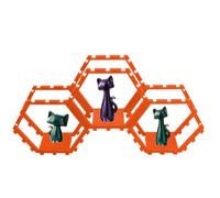 Pruojhw Supports D Exposition,Socle Hexagonal 3 Pièces pour Figurines,Étagères D Exposition pour Figurines | pour L Assemblage Le Rangement La Table De Salon Les Objets De Collection Les Jouets Et Le