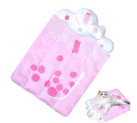 Pruojhw Tapis rafraîchissant pour animaux de compagnie - Pour l'intérieur et l'extérieur - Avec gel - Imperméable - Protection résistante aux morsures - Pour sol, voiture, balcon, voyage