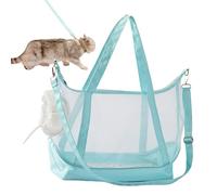 Pruojhw Transporteur pour Animaux De Compagnie | Bandoulière Nylon Et Rangement - Tote Porteur pour Chats | Hommes Femmes Adultes Adolescents Seniors Voyage Randonnée Trajets Quotidiens Pique-Nique