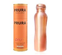 PRURA bouteille d'eau en cuivre, à ressort, anti-fuite, récipient ayurvédique