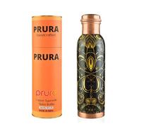 PRURA Bouteille d'eau en cuivre pur ayurvédique anti-fuite