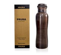 Prura Bouteille d'eau en cuivre pur ayurvédique anti-fuite 900ml/30oz Design 13