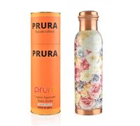 PRURA Bouteille d'eau en cuivre pur Ayurvédique étanche