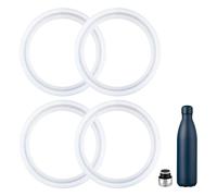 Prurex Lot de 4 bagues d'étanchéité en silicone pour couvercle de bouteille d'eau en forme de cola BJPKPK de 750 ml, joints de rechange, accessoires de couvercles de bouteille d'eau, sans BPA