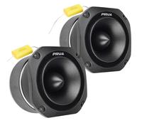 PRV AUDIO TW700Ti Tweeter TW700Ti Tweeter en titane Noir 10,2 cm 240 W Super tweeter 8 Ohm Condensateur intégré Pro Audio Pilote haute fréquence (2 tweeters)