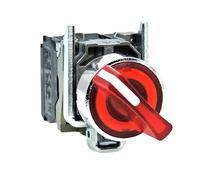 PRXFRWOW Interrupteurs à Bouton-Poussoir Lumineux à 2 Vitesses et 3 Positions ZB4 XB4-BK123B5 BK125M5 B(XB4-BK134M3)