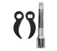 Pry Bar Bar Wrench Adapter Set 1/2in Horn Type Type Adaptateur Adaptateur Half Shaft Retroval Repreing Tool avec barre d'extension pour l'espace serré