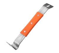 Pry Bar - Crowbar En Acier Avec Poignée En Caoutchouc, Mini Carpenter Tool | Extracteur De Clou Pour Plinthe, Crochet Compact Pour Démolition, Extracteur À Main Art