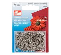 Prym 021230 Épingles à bricoler, 0,65 x 16mm, argenté, 25g