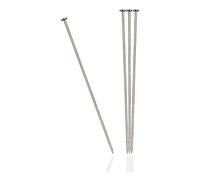 Prym 024192 Épingles à piquer, 0,60 x 34mm, argenté, 500g, boîte plastique