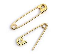 Prym 071238 Safety Pins No.2 38 mm Gold-Coloured Brass Pack of 1000