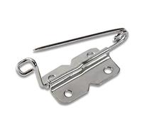 Prym Épingles pour insignes, 27mm, argenté, 4 pièces, Fer, Silver