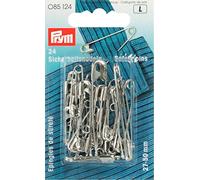 Prym 085124 Épingles de sûreté, 27/38/50mm, Assorties, argenté, 24 pièces
