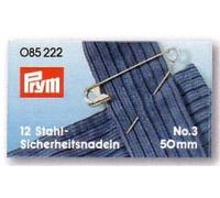 Prym 085224 - Spille di sicurezza St 27/38/50 mm, Colore: Argento