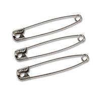 Prym 085226 Épingles de sûreté, 57mm, argenté, 12 pièces