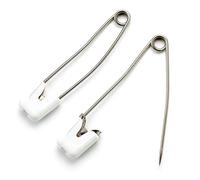 Prym 086157 Baby Safety Pins 55 mm White Pack of 1000 Stainless Steel