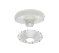 Prym 1 323246 Boutons à recouvrir, 22mm, blanc, plastique, 100pc
