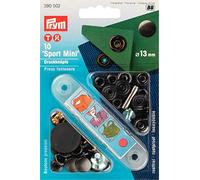 Prym 1 390502 Bouton pression sans couture « Sport Mini », 13mm, bruni, Metal, 13 mm