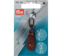 Prym 1 482145 Fashion Zipper pullers Leather Metal Brown