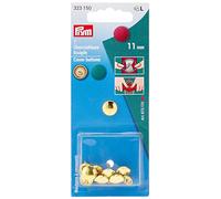 Prym 11 mm habillages sans outil Lot de 7 En Laiton Argent
