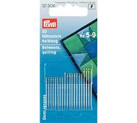 Prym Hand Sewing Needles Betweens 5-9 Assorted, Silver with Gold Eye