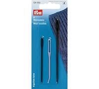 Prym 124100 Aiguilles Laine, en Plastique, Assorties, Gris