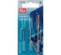 Prym Aiguilles en Laine Et Tapisserie 3 Pièces, Or/Argent