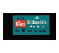 Prym 124167 Aiguilles à Tapisserie sans Pointe, No. 20, 1,00 x 43mm, avec chas argenté