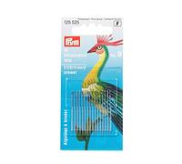 Prym 125525 Aiguilles à Broder Fines « Crewel », No. 9, 0,60 x 35mm, Argent
