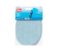 Prym 14x10 cm 2 pièces Denim Patches pour Repassage/Couture, Bleu Clair 929300-1