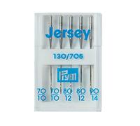 Prym 152233 Aiguilles pour machine à coudre 130/705 Jersey 70 à 90 cm Argenté 90