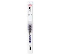 Prym 190 307 Aiguille à Tricoter Ergonomique à Pointe 5,5 mm/30 cm, Kunststoff, Blanc alabâtre, Taille Unique
