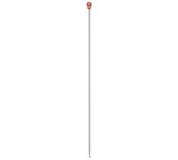 Prym 195214 Crochets tunisiens pour laine alu gris-perle 30 cm 2,50 mm