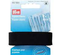 Prym 20 mm 2 m pyjama élastique, noir