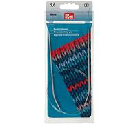 Prym 211204 Aiguilles à Tricoter circulaires alu Gris-Perle 80cm 2,00mm
