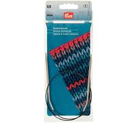 Prym 211246 Aiguilles à tricoter circulaires alu gris-perle 50cm 3,50mm