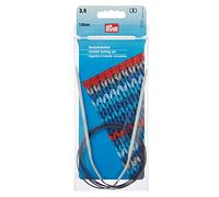 Prym 211253 Aiguilles à tricoter circulaires alu gris-perle 120cm 3,50mm