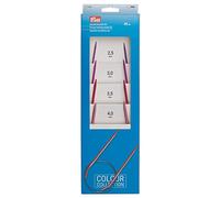 Prym Jeu d'aiguilles circulaires 211980 – Aluminium 2,5–4,0 mm 80 cm – Multicolore