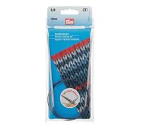 Prym 212126 - Ferri circolari per lavorare a maglia, in ottone, 100 cm, 3 mm, colore: Argento