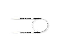 Prym 215606 Aiguilles Tricoter circulaires Ergonomics 60 cm 5,00 mm, Blanc Alabâtre