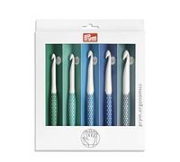 Prym 218441 Crochet pour laine prym.ergonomics, jeu 7-12mm, Blanc