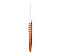Prym 218486 Woll-Häkelnadel Ergonomics, 16 cm, 4,50 mm, Mandarine Crochet Hook, Plastic, Orange, Taille Unique