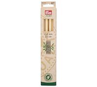 Prym 222221 Aiguilles à tricoter 2 pointes bambou 20 cm 10,00 mm