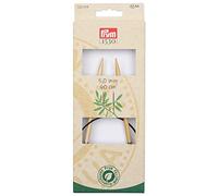 Prym 222518 Aiguilles à tricoter circulaires bambou 60 cm 5,00 mm