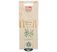 Prym Aiguille à tricoter circulaire 1530 Bambou 40 cm Ø 8 mm naturelle