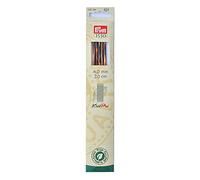 Prym 223144 Aiguilles à tricoter NATURAL Colorées 20 cm 4,00 mm Bois Multicolore 4 mm